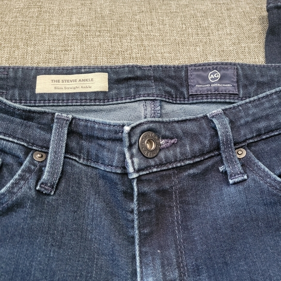 AG Adriano Goldschmied The Stevie Ankle Slim Straight Leg Jean Size 27 - Picture 8 of 9